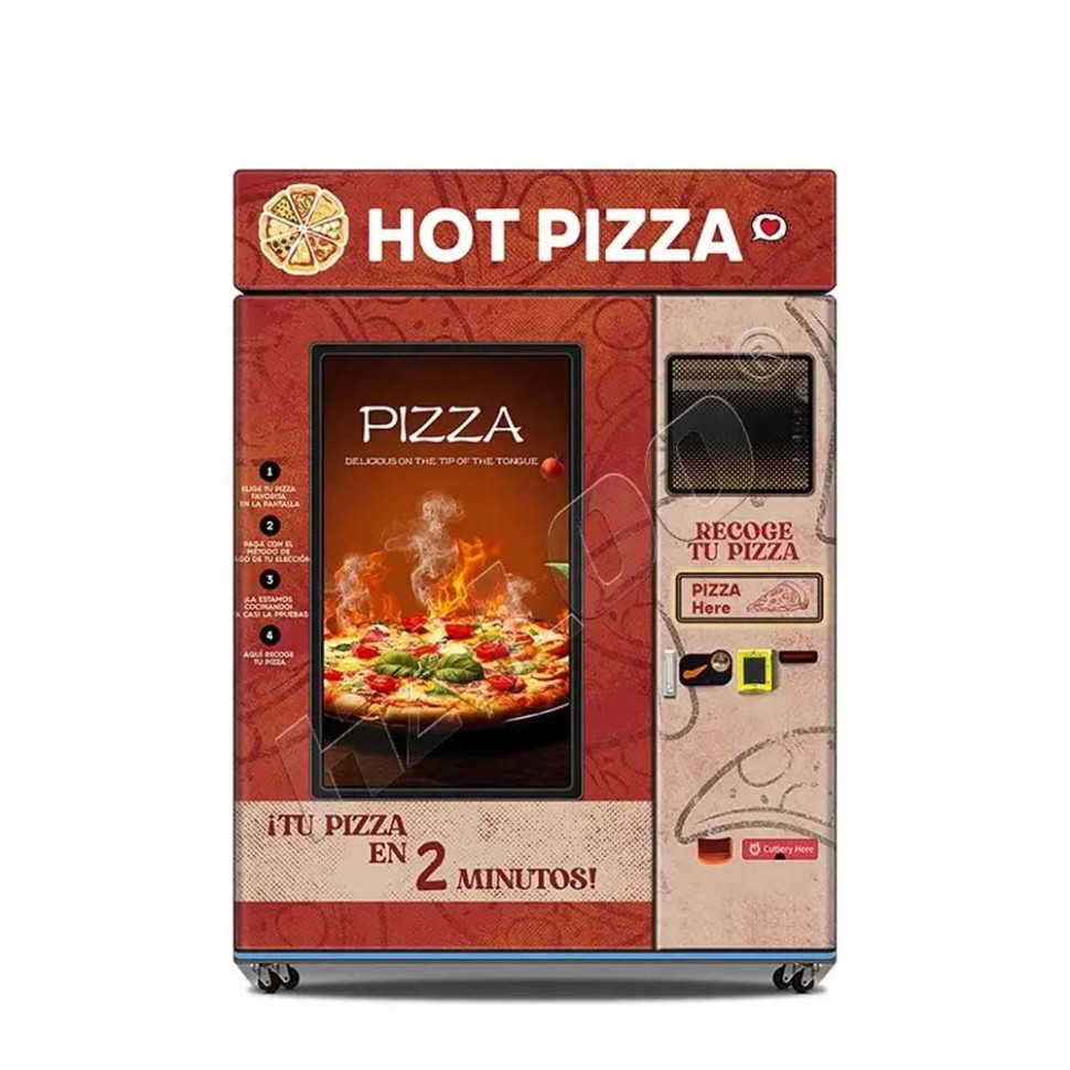 Máquina expendedora de pizza, capacidad 48-60 unidades