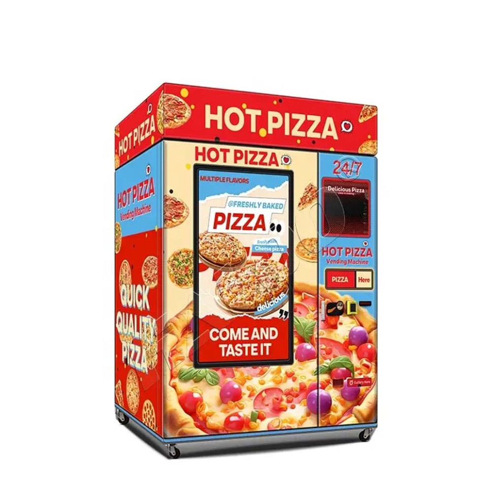 Máquina expendedora de pizza, capacidad 48-60 unidades