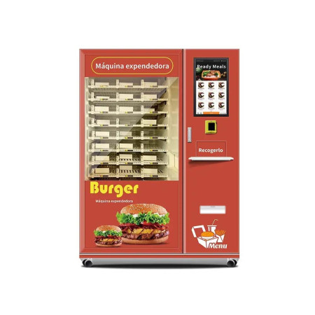 Hot Burger Vending Machine with Cooling