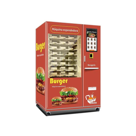 Hot Burger Vending Machine with Cooling