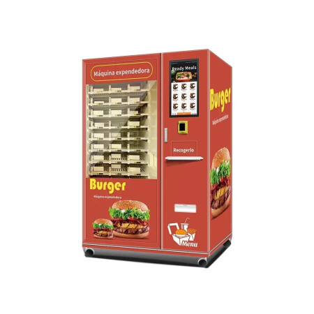 Hot Burger Vending Machine with Cooling
