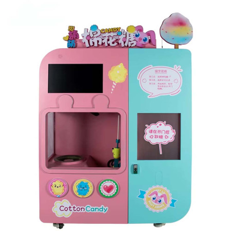 Vending machine for cotton candy