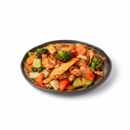 Chicken and Vegetables in Soy Sauce
