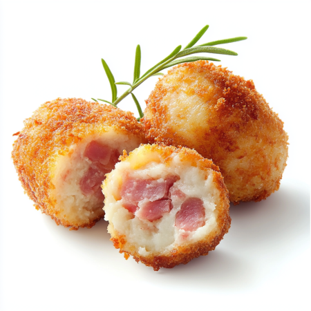 Croquetas con jamón