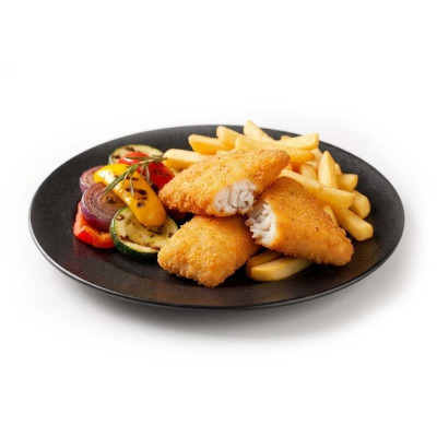 Pescado y patatas fritas